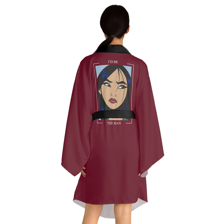 I'd Be The Man Kimono Robe