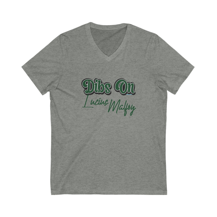 Dibs On Lucius Malfoy V-Neck T-Shirt - Fandom-Made