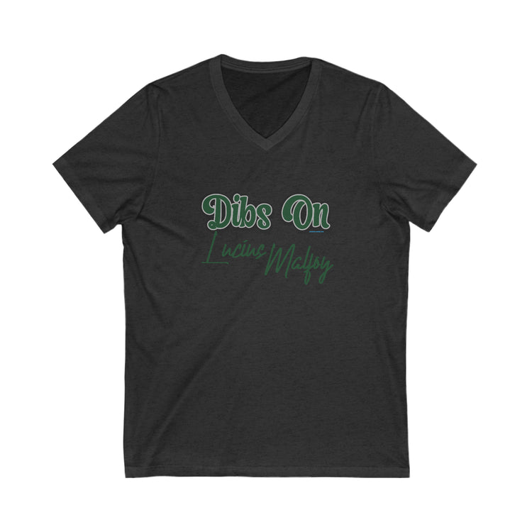 Dibs On Lucius Malfoy V-Neck T-Shirt - Fandom-Made
