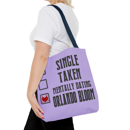 Mentally Dating Orlando Bloom Tote Bag - Fandom-Made
