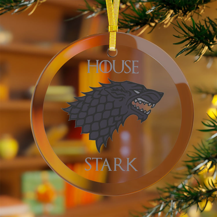 House Stark Glass Ornament - Fandom-Made