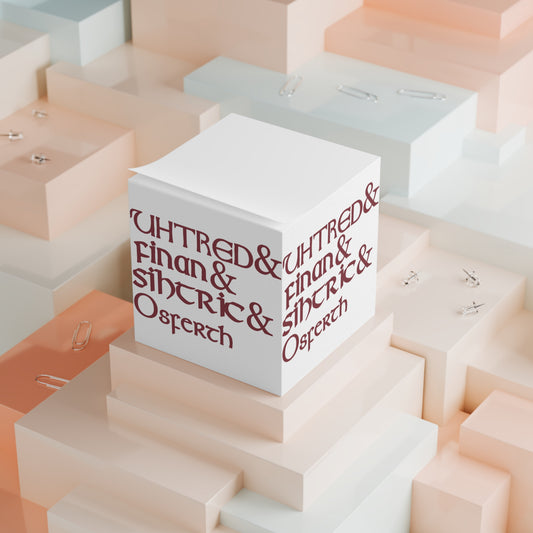 The Last Kingdom Names Note Cube - Fandom-Made