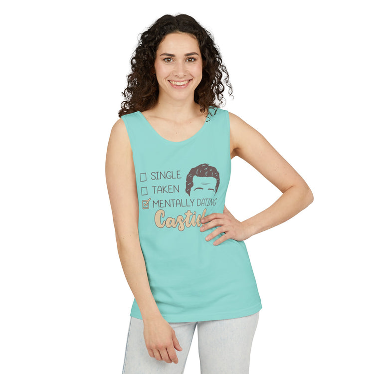 Mentally Dating Castiel Tank Top - Fandom-Made