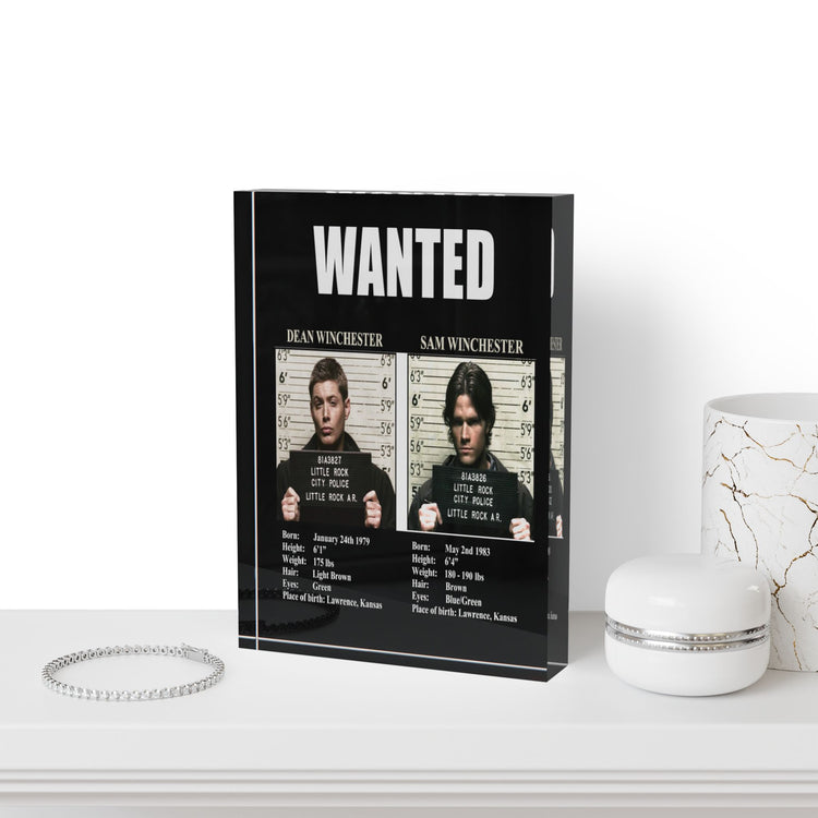 Winchesters Wanted Photo Block - Fandom-Made
