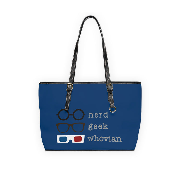 Whovian Leather Shoulder Bag - Fandom-Made