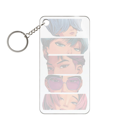 Saja Eyes Keychain Charm - Fandom-Made