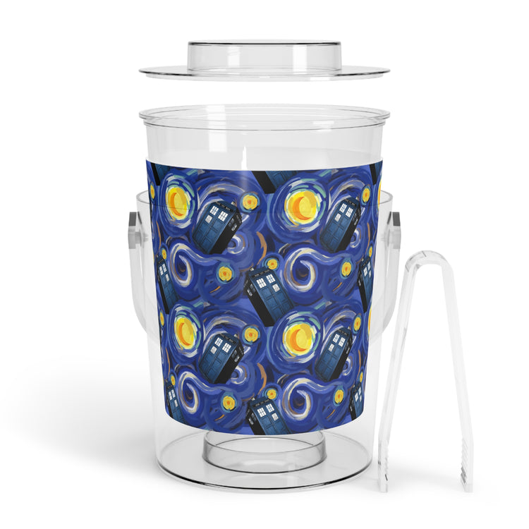 Tardis Night Ice Bucket - Fandom-Made