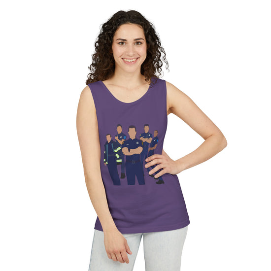9-1-1 Group Tank Top - Fandom-Made