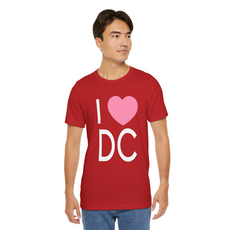 I Love DC Unisex T-Shirt - Fandom-Made