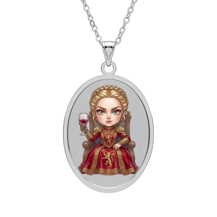 Queen Cersei Oval Pendant