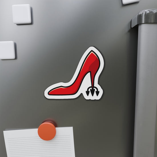 Devil Heel Die-Cut Magnet - Fandom-Made
