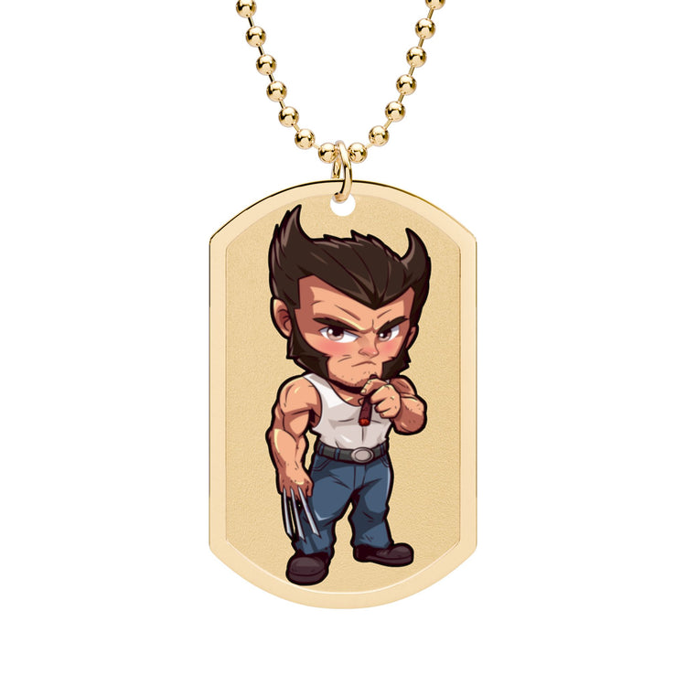 Logan Dog Tag with Chain