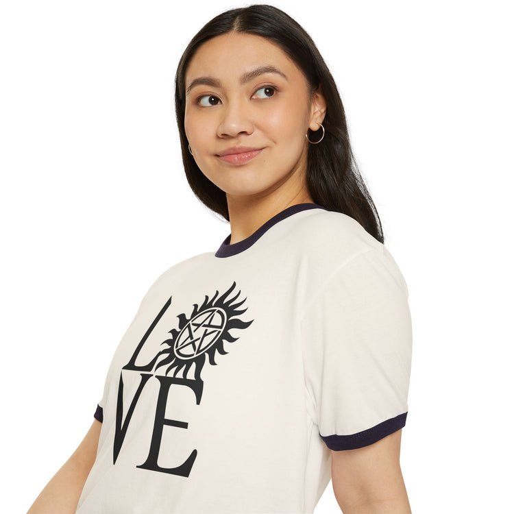 Supernatural Love Ringer T-Shirt - Fandom-Made