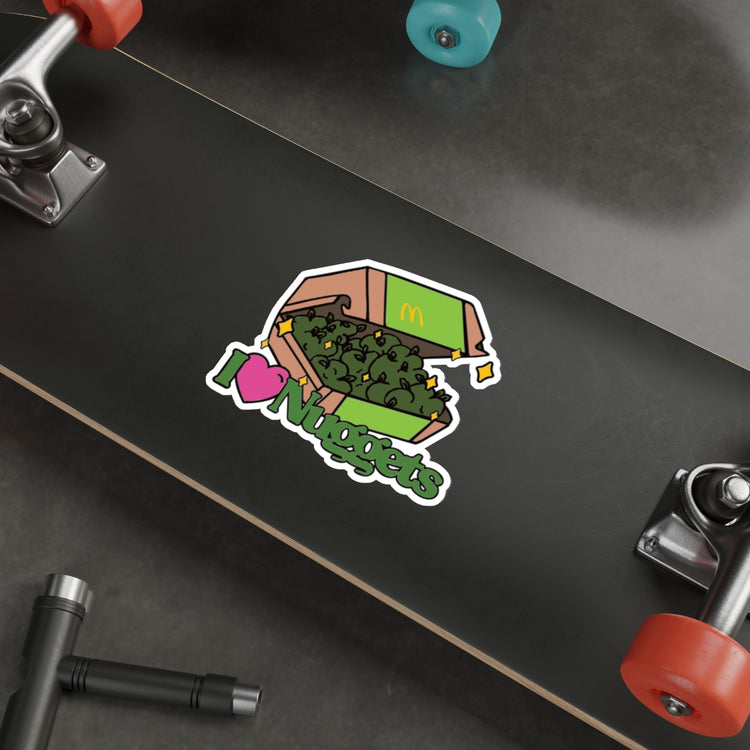 I Heart Nuggets Die-Cut Stickers - Fandom-Made