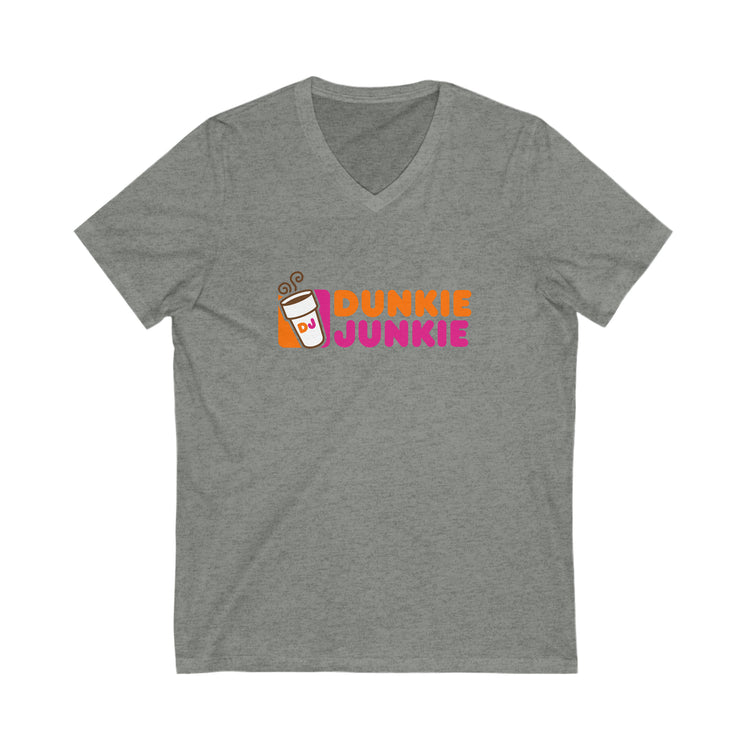 Dunkie Junkie V-Neck Tee - Fandom-Made