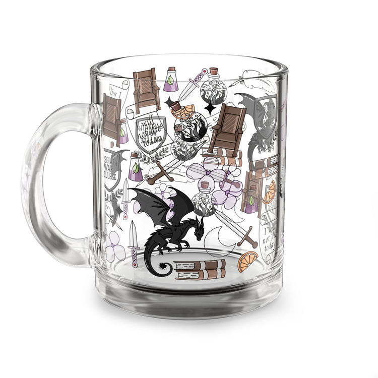 Fourth Wing Collage Mug - Fandom-Made