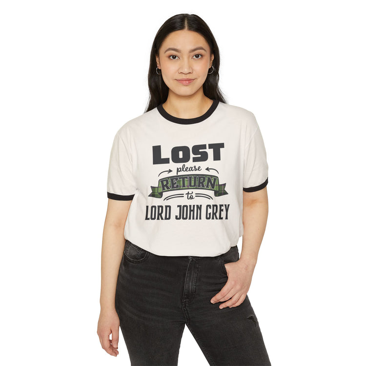 Lost Return To... Lord John Grey Ringer T-Shirt - Fandom-Made