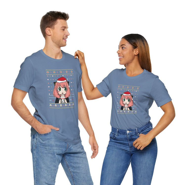 Anya Forger Ugly Christmas Sweater Unisex T-Shirt - Fandom-Made