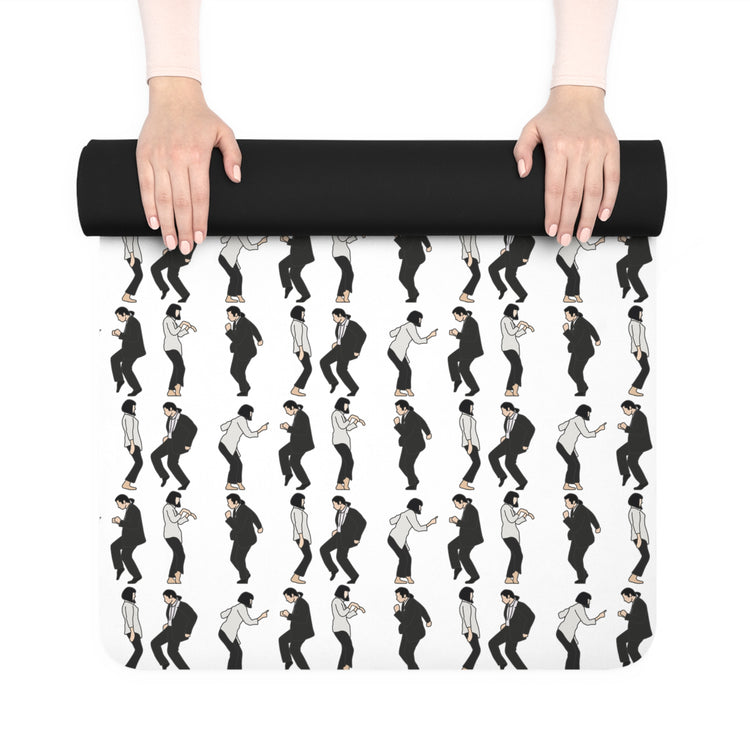 Pulp Fiction Dance Off Rubber Yoga Mat - Fandom-Made