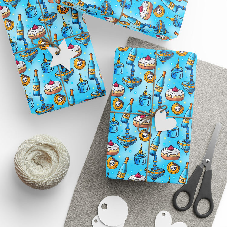 Hanukkah Wrapping Paper - Fandom-Made