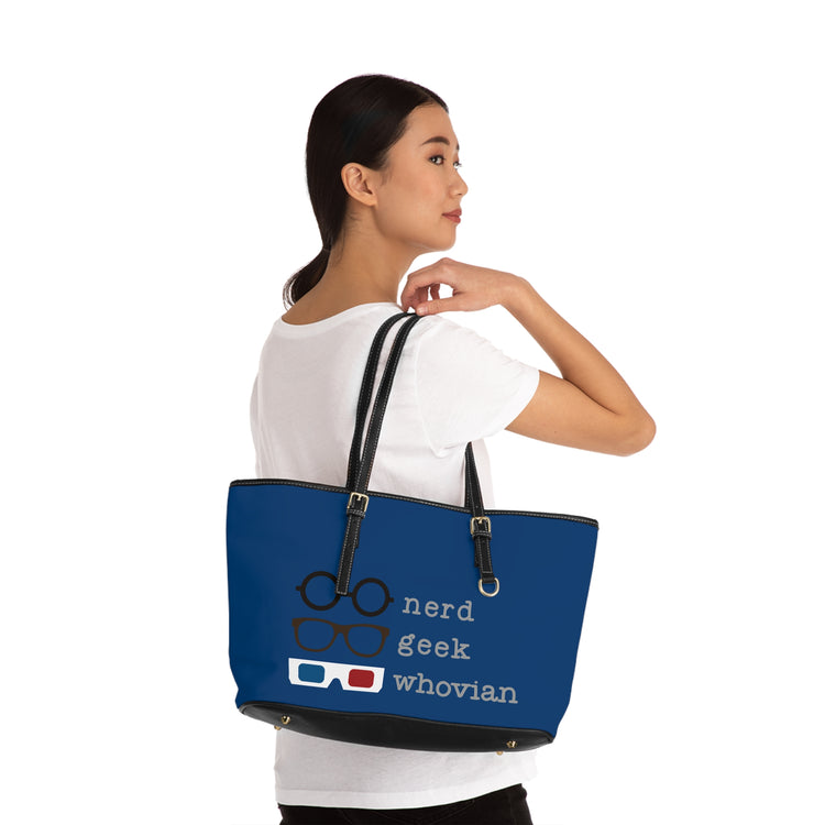 Whovian Leather Shoulder Bag - Fandom-Made