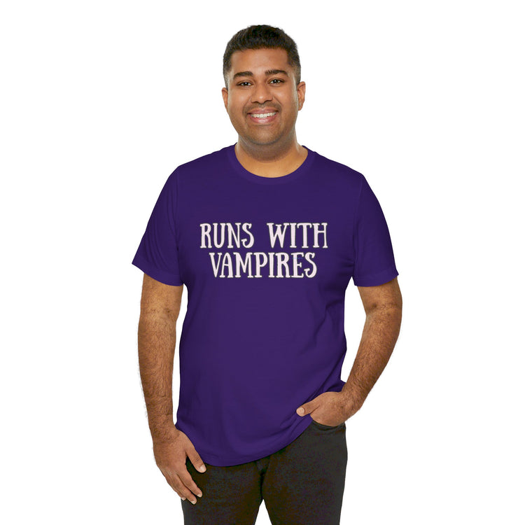 Runs With Vampires T-Shirt - Fandom-Made