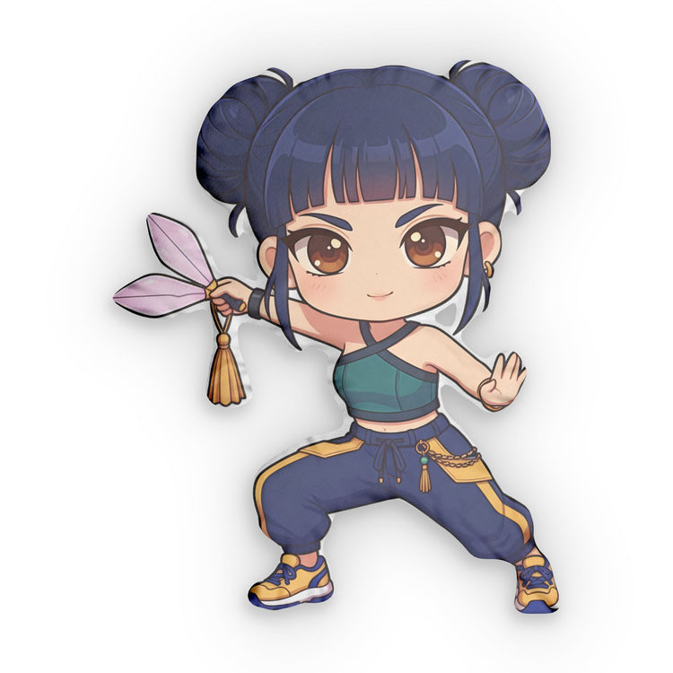 Warrior Zoey-Shaped Pillow