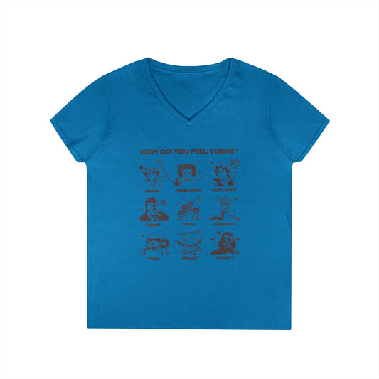 How Do you Feel V-Neck Tee - Fandom-Made