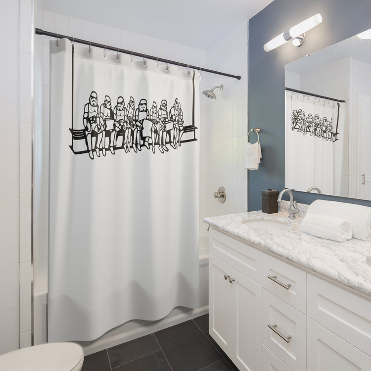 Storm Troopers Lunch Shower Curtains - Fandom-Made