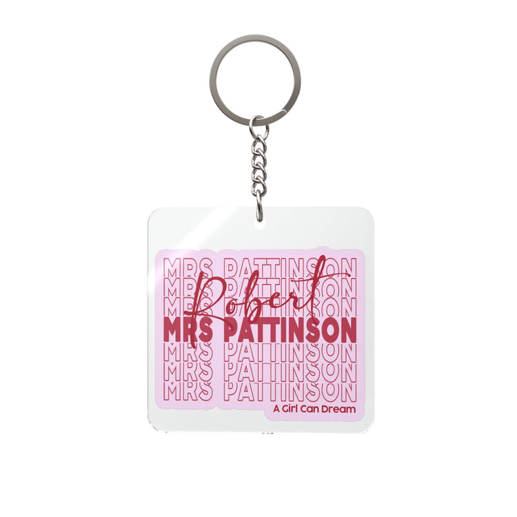 Mrs. RPatz Square Keychain