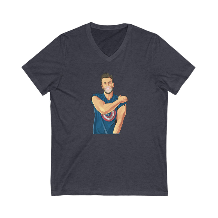 Chris Evans V-Neck T-Shirt - Fandom-Made
