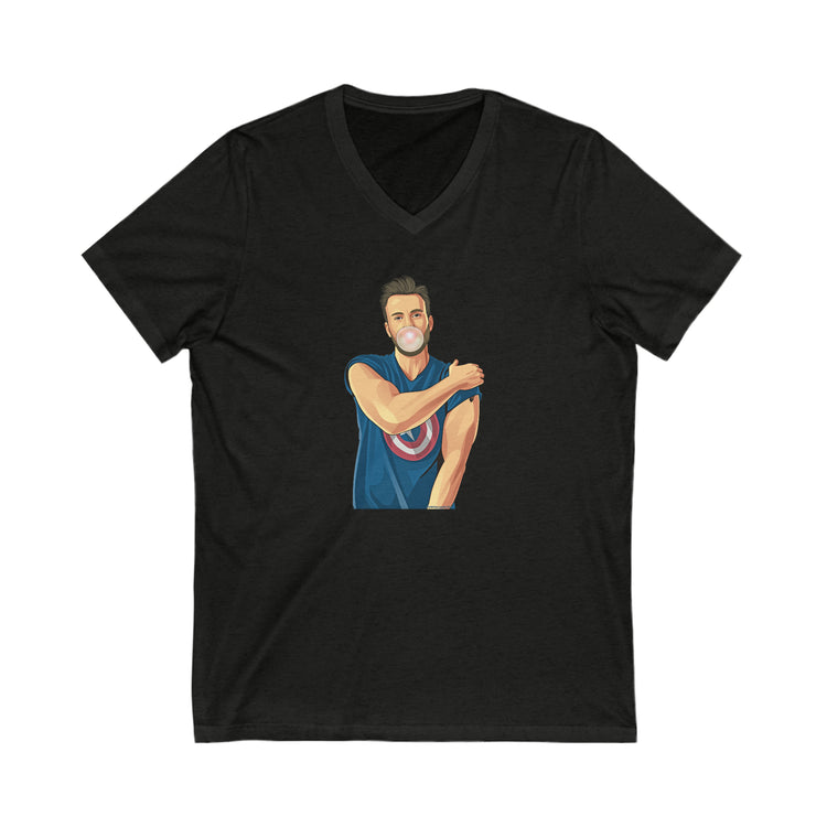 Chris Evans V-Neck T-Shirt - Fandom-Made