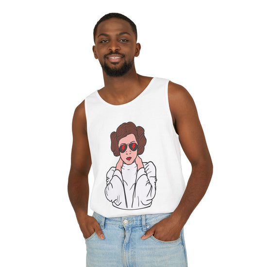 Leia Rebel Tank Top - Fandom-Made