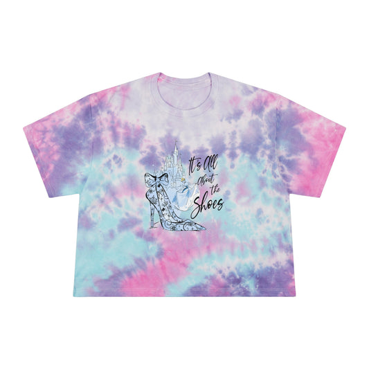 It's All About The Shoes Crop Tee - Fandom-Made