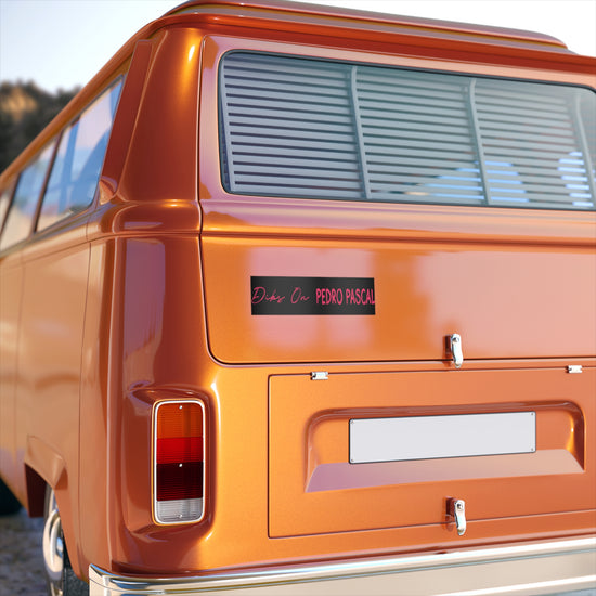 Dibs On Pedro Pascal Bumper Sticker - Fandom-Made