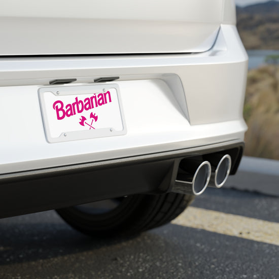 Barbarian Vanity Plate - Fandom-Made