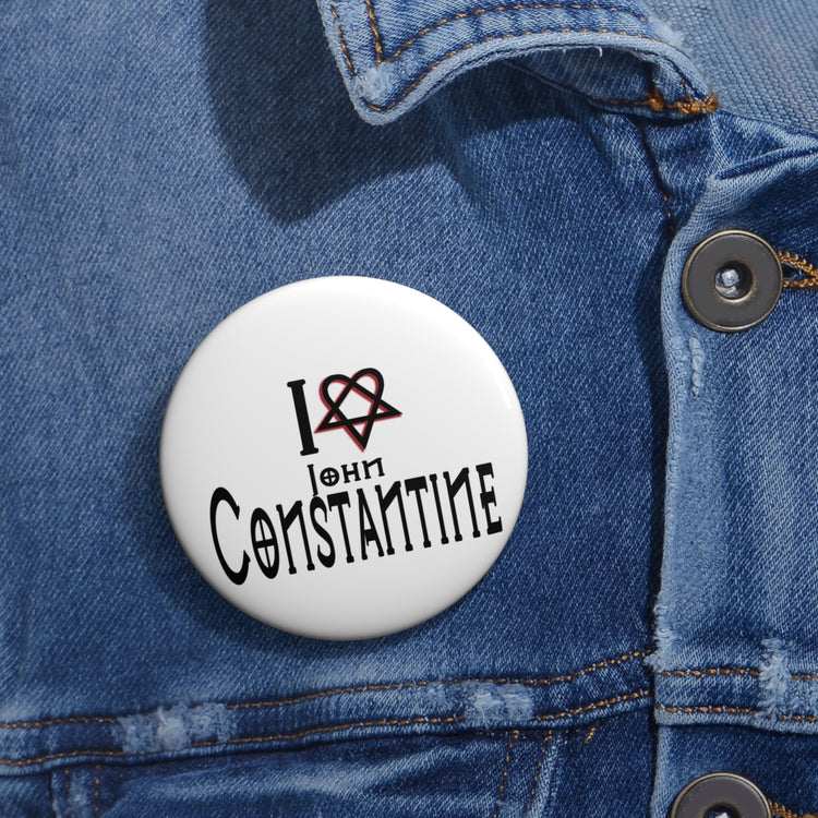 I Love John Constantine Pin - Fandom-Made