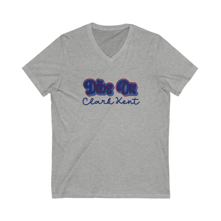 Dibs On Clark Kent V-Neck Tee - Fandom-Made