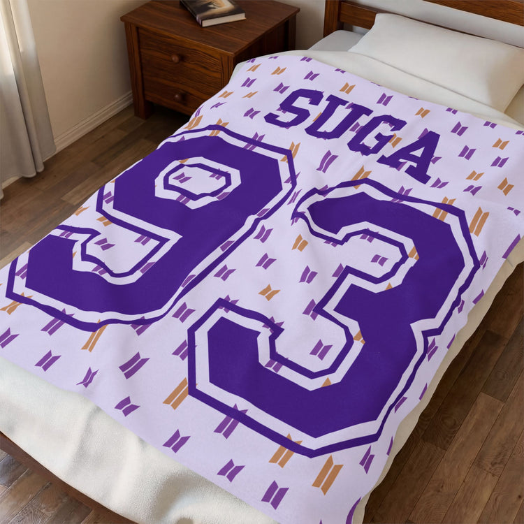 Suga 93 Velveteen Plush Blanket