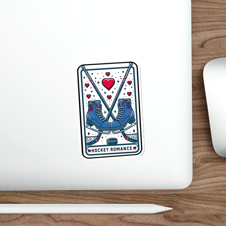 Hockey Romance Die-Cut Sticker