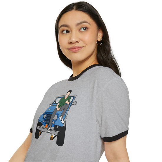 Stiles Stilinski And Jeep Ringer T-Shirt - Fandom-Made