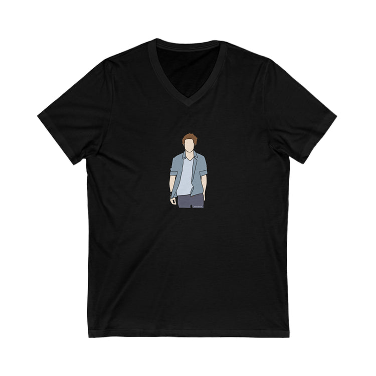 Edward Cullen Walking V-Neck Tee - Fandom-Made