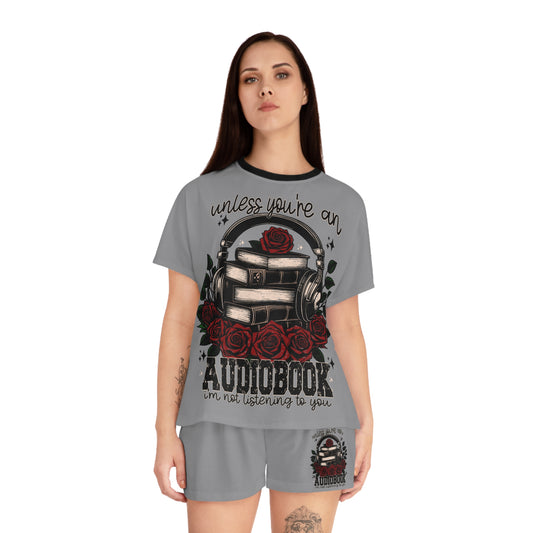 Not Listening Women's Short Pajama Set - Fandom-Made