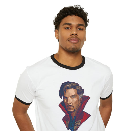 Stephen Strange Unisex Cotton Ringer T-Shirt - Fandom-Made