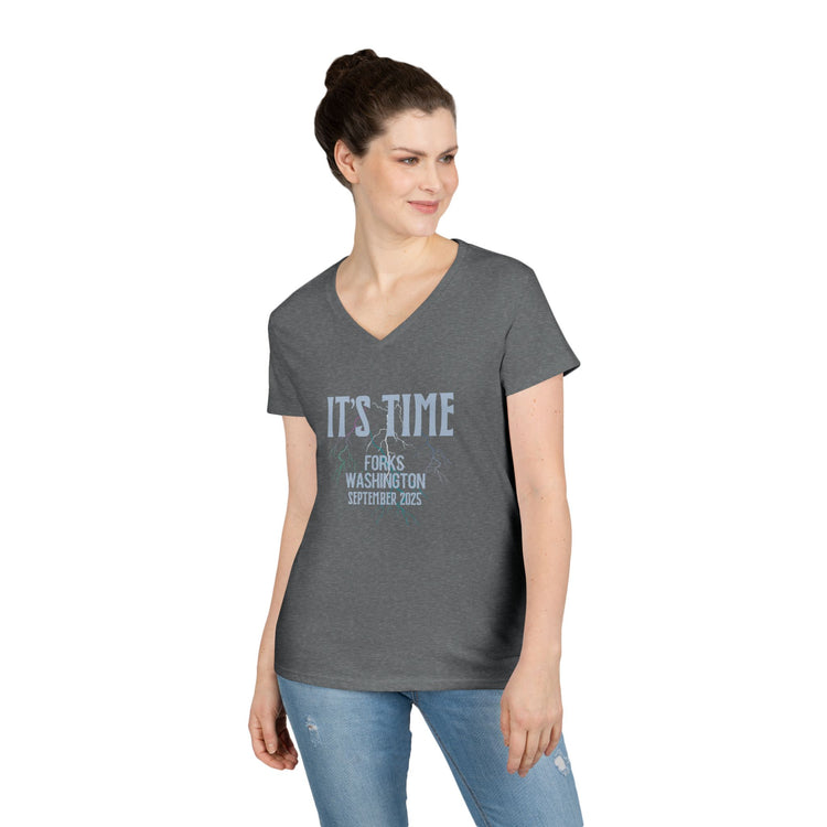 It's Time V-Neck Tee - Fandom-Made
