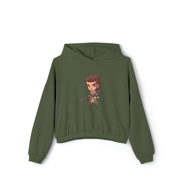 Rey Skywalker Women's Cinched Bottom Hoodie - Fandom-Made
