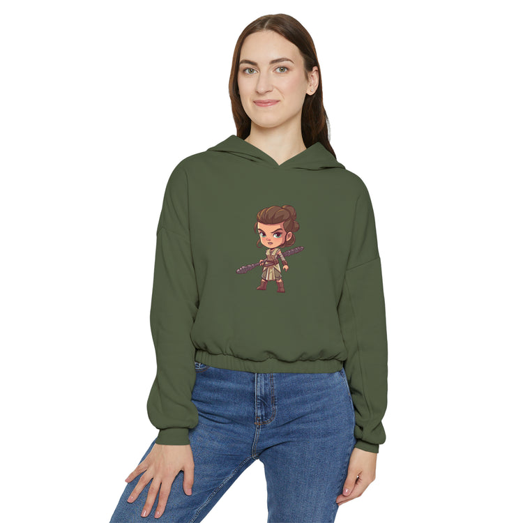 Rey Skywalker Women's Cinched Bottom Hoodie - Fandom-Made