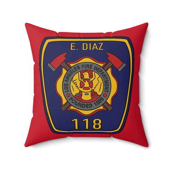 Eddie Diaz Square Pillow - Fandom-Made