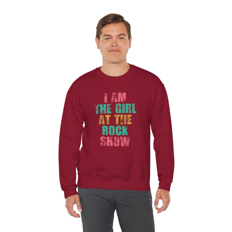 Girl At The Rock Show Sweatshirt - Fandom-Made