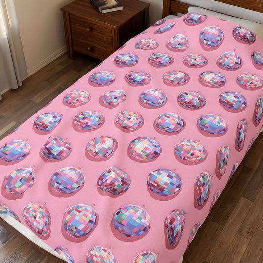 Discoing Velveteen Plush Blanket - Fandom-Made
